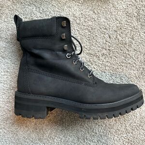Timberland Women's Black Nubuck Courmayeur Valley 6” Boots